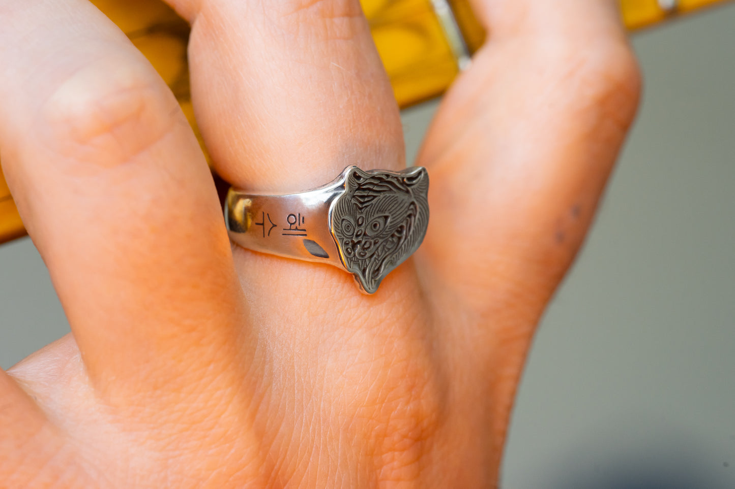 HYESU JUNG TIGER HEAD RING