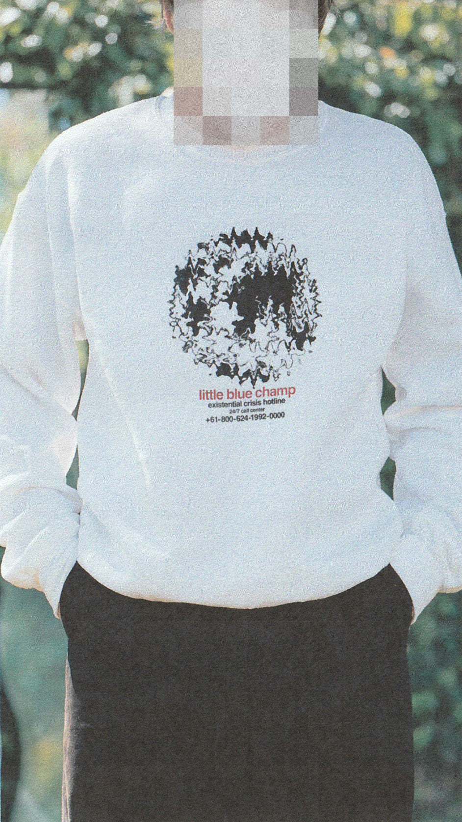 existential crisis hotline sweater